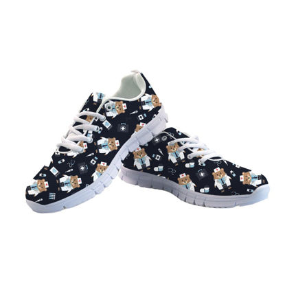 Picture of FOR U DESIGNS Cartoon Bear Jogging Running Sneaker Lightweight Go Easy Walking Shoes US 10 - Size: 10