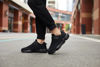 Picture of YAVY Kids Black Tennis Shoes for Girls Boys Breathable Lightweight Running Shoes Athletic Walking Shoes Fashion Knit Sneakers Full Black Size 1 - Size: 1 Little Kid