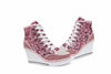 Picture of Women's Canvas High-Heeled Shoes Fashion Sneakers Casual Shoes for Walking Platform Wedges Pump Shoes Pink, 10 - Size: 10