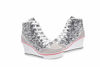 Picture of Women's Canvas High-Heeled Shoes Fashion Sneakers Casual Shoes for Walking Platform Wedges Pump Shoes White, 5.5 - Size: 5.5
