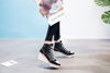 Picture of Women's Canvas High-Heeled Shoes Fashion Sneakers Casual Shoes for Walking Platform Wedges Pump Shoes Black, 5.5 - Size: 5.5
