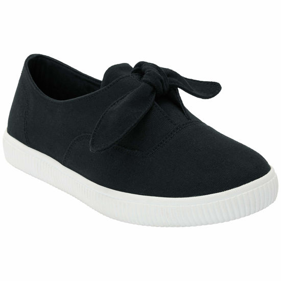 Picture of Comfortview Women's Wide Width The Anzani Slip On Sneaker - 8 W, Black Blue - Size: 8 Wide