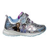 Picture of Disney Girls Frozen 2 Elsa & Anna Princess Light Up Sneakers - Lightweight Tennis Breathable Athletic Running Shoes, Silver (12 Medium Little Kid) - Size: 12 Little Kid