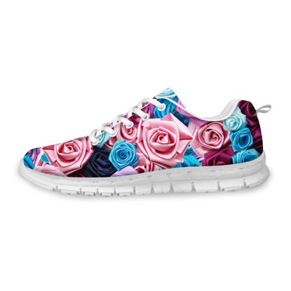 Picture of FOR U DESIGNS Stylish Floral Pattern Women's Flex Breathable Mesh Running Shoe Sneaker US 7 - Size: 7