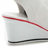 Picture of Women's Canvas High-Heeled Shoes Fashion Sneakers Casual Shoes for Walking Platform Wedges Pump Shoes White, 9 - Size: 9