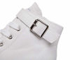 Picture of Women's Canvas High-Heeled Shoes Fashion Sneakers Casual Shoes for Walking Platform Wedges Pump Shoes White, 5 - Size: 5