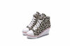 Picture of Women's Canvas High-Heeled Shoes Fashion Sneakers Casual Shoes for Walking Platform Wedges Pump Shoes Leopard, 8.5 - Size: 8.5