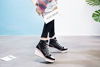 Picture of Women's Canvas High-Heeled Shoes Fashion Sneakers Casual Shoes for Walking Platform Wedges Pump Shoes Black, 6.5 - Size: 6.5