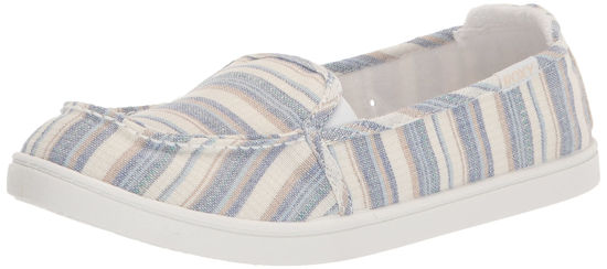 Picture of Roxy Women's Minnow Slip on Sneaker Shoe, Blue Heather 231, 7 - Size: 7