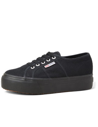 Picture of Superga 2790 Linea Up Down, Unisex Adults' Low-Top Sneakers, Black (996), 6.5 M US - Size: 6.5