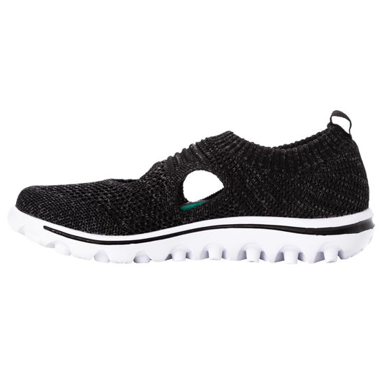 Picture of Propét Women's TravelActiv AVID Slip-On, Black, 10 Wide US - Size: 10 Wide