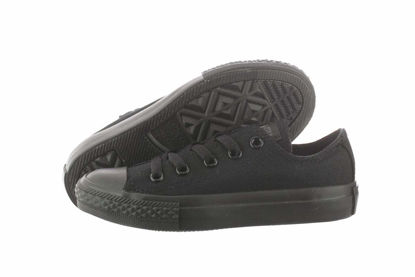 Picture of Converse Baby Girls Chuck Taylor All Star Canvas Low Top Sneaker, Black Monochrome, 2 Infant - Size: 2 Infant