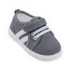Picture of Wee Squeak Toddler Squeaky Tennis Shoes Andy Grey Size 5 - Size: 5 Toddler