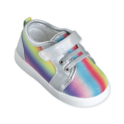 Picture of Wee Squeak Toddler Squeaky Tennis Shoes Rainbow Magic Size 10 - Size: 10 Toddler