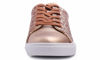 Picture of FEVERSOLE Women's Fashion Dress Sneakers Party Bling Casual Flats Embellished Shoes Rose Gold Glitter Lace Size 8.5 M US - Size: 8.5