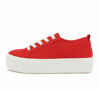 Picture of Soda Petal ~ Women Double Deck Bottom Sole Fashion Sneakers with Padded Comfortable Sock (Red, Numeric_6_Point_5) - Size: 6.5