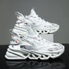 Picture of GSIGUL Mens Fashion Sneakers Running Shoes for Men Lightweight Athletic Gym Shoes Tennis Walking Casual Shoes White Size 9 - Size: 9