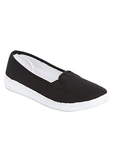 Picture of Comfortview Women's Wide Width The Dottie Sneaker - 8 1/2 W, Black - Size: 8.5 Wide