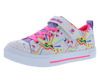Picture of Skechers S Lights Twinkle Sparks Unicorn Sunshine PS Girls Shoes Size 3, Color: White/Multicolored - Size: 3 Little Kid
