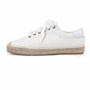 Picture of TONIVIS Women's Espadrille Lace-up Sneakers - Breathable for Casual Comfort Outdoor Flat Shoes (White, Numeric_11) - Size: 11
