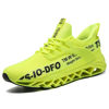 Picture of FRSHANIAH Sneakers for Women Slip On Sport Running Shoes Athletic Blade Jogging Tennis Walking Shoes Breathable Fashion Sneaker Gym Runner Trail Workout Shoes Fluorescent Green Size 7 - Size: 7