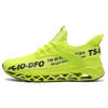 Picture of FRSHANIAH Sneakers for Women Slip On Sport Running Shoes Athletic Blade Jogging Tennis Walking Shoes Breathable Fashion Sneaker Gym Runner Trail Workout Shoes Fluorescent Green Size 7 - Size: 7