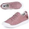 Picture of JENN ARDOR Womens Comfortable Elastic Shoes Stylish Canvas Fashion Sneakers Cute Slip On Lightweight Shoes Casual Flats for Walking - Size: 6