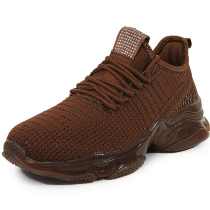 Picture of CLOUDAIR Women's Vesta Casual Fashion Sneaker -6 Brown - Size: 6