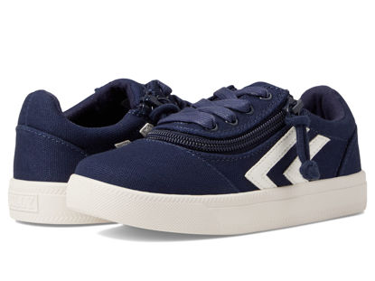 Picture of BILLY Footwear CS Sneaker Low Shoes for Infants - Canvas Upper and Lining - Man-Made Insole Navy/White 5 Toddler W - Size: 5 Wide Toddler