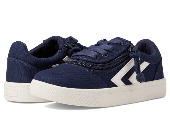 Picture of BILLY Footwear CS Sneaker Low Shoes for Infants - Canvas Upper and Lining - Man-Made Insole Navy/White 5 Toddler W - Size: 5 Wide Toddler