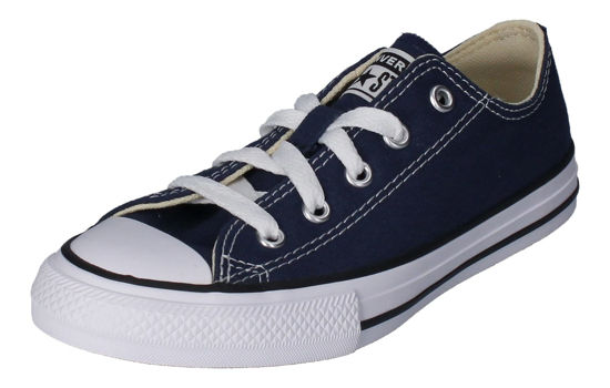 Picture of Converse Baby Girls Chuck Taylor All Star Canvas Low Top Sneaker, Navy, 2 Infant - Size: 2 Infant