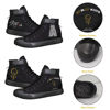Picture of KPOP Stray Kids Merch Shoes Sneakers Bang Chan Lee Know ChangBin Han I.N Felix HyunJin Seungmin Hiphop High-Top Canvas Shoes - Size: 9.5 US Women/8 US Men