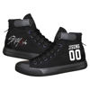 Picture of KPOP Stray Kids Merch Shoes Sneakers Bang Chan Lee Know ChangBin Han I.N Felix HyunJin Seungmin Hiphop High-Top Canvas Shoes - Size: 8 US Women/6.5 US Men