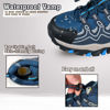 Picture of UOVO Boys Shoes Boys Sneakers Boys Tennis Running Shoes Waterproof Hiking Shoes Kids Athletic Outdoor Sneakers Slip Resistant(Little/Big Boys) Navy Blue - Size: 7 Big Kid