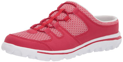 Picture of Propet Women's TravelActiv Slide Sneaker, Red, 11 Medium US - Size: 11