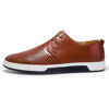 Picture of XIPAI Men's Casual Oxford Shoes Breathable Stylish Comfortable Sneakers Brown - Size: 8