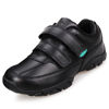 Picture of Eggseed Boys School Shoes Kids Black Trainers Uniform Dress Shoe Easy Fasten Footwear Size 3.5 Big Kids - Size: 3.5 Big Kid