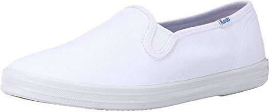 Picture of Keds Women's Champion Canvas Slip-On Sneaker, White, 11 Narrow - Size: 11 Narrow
