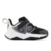 Picture of New Balance Kid's Rave Run V2 Hook and Loop Running Shoe, Black/White, 3 Wide Infant - Size: 3 Wide Infant