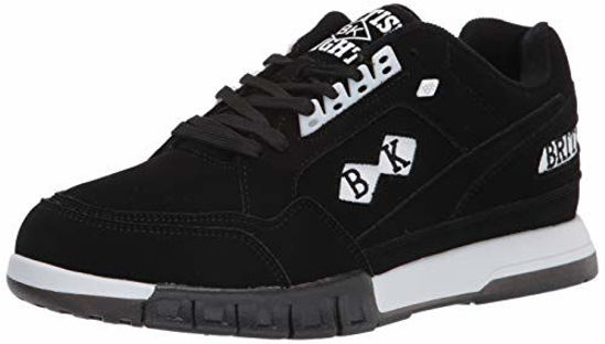 Picture of British Knights mens Metros Classic Low Top Fashion Sneaker, Black/White/Black Ice, 9 US - Size: 9