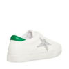 Picture of Steve Madden Rezume White/Green Lace-Up Rounded Closed Toe Fashion Sneakers (White/Green, 8) - Size: 8