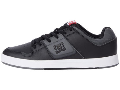 Picture of DC Mens Cure Casual Low Top Skate Shoes Sneakers Black/Grey 6.5 D - Medium - Size: 6.5