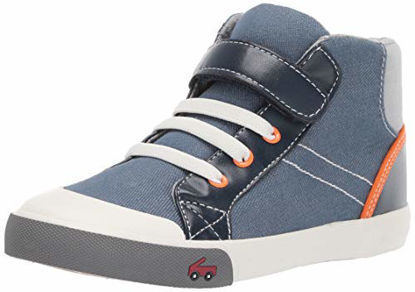 Picture of See Kai Run Boy's Dane Sneaker, Blue/Orange, 2Y M US Little Kid - Size: 2 Little Kid