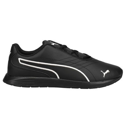 Picture of PUMA - Womens Ella Lace-Up Shoes, Size: 7.5 M US, Color Black White - Size: 7.5