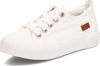 Picture of Blowfish Malibu Women's Clay Sneaker, Whtie Smoked 16 Oz Canvas, 6 - Size: 6