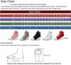 Picture of ALLINNINE Women's Sneaker Shoes High Heel Fashionable Canvas Shoes High Tube Lace Up Wedge Edge Zipper Slope Angle Shoes Size 4-11 (Net Pink, 5) - Size: 5