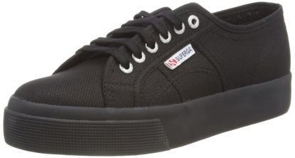 Picture of Superga Women's Low-Top Sneakers, Black 996, 4.5 - Size: 4.5