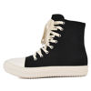 Picture of Kluolandi Womens High Top Sneakers Lace Up Canvas Shoes with Zipper Fashion Black White Platform Sneakers Shoes for Women Canvas Size 12 - Size: 12