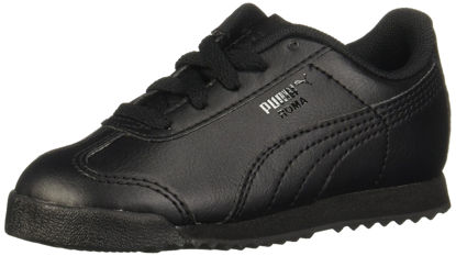 Picture of PUMA Roma Basic Kids Sneaker (Toddler/Little Kid/Big Kid) , Black/Black, 6 M US Toddler - Size: 6 Toddler