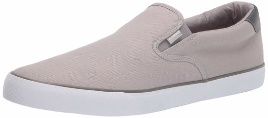 Picture of Lugz Men's Clipper Classic Slip-on Fashion Sneaker, Alloy/Charcoal/White, 8 - Size: 8